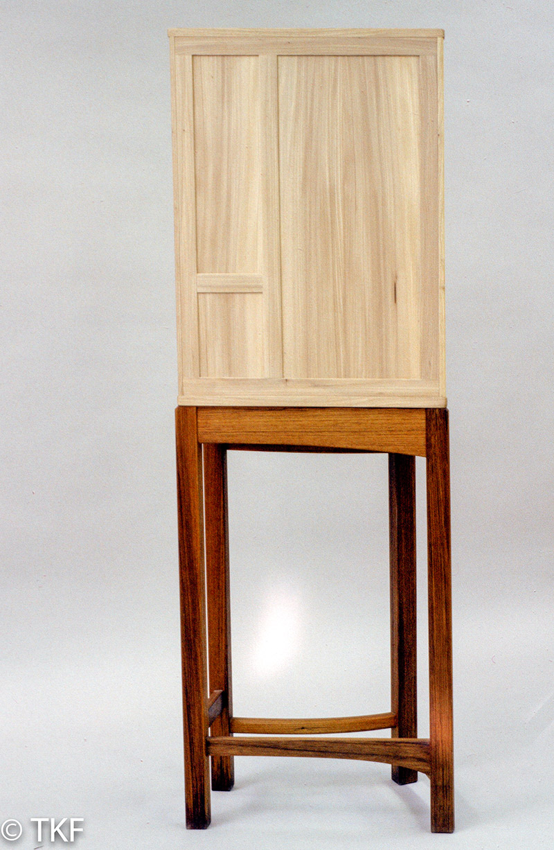 Elm Cabinet on a Stand